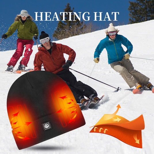 SAVIOR Rechargeable Heated Fleece Hat for Winter