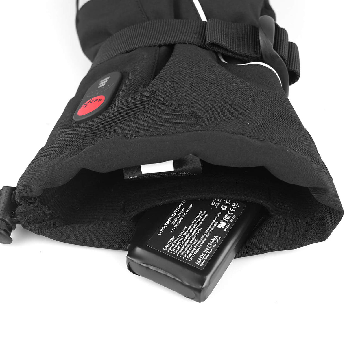 S66G Moufles chauffantes en forme de crabe