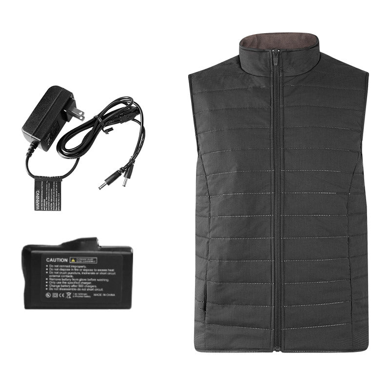 Load image into Gallery viewer, Men&#39;s Electric Heated Vest Black
