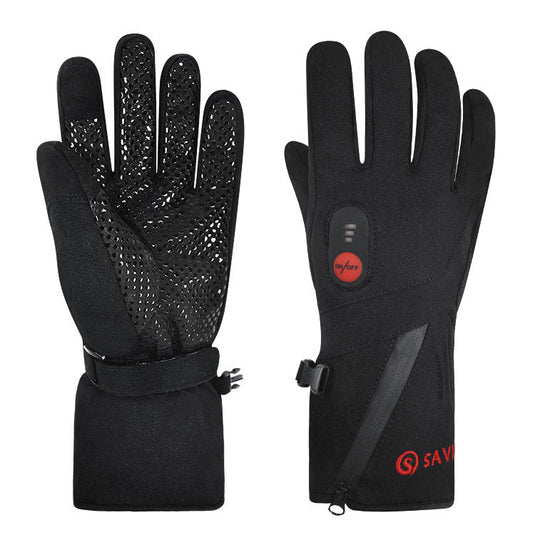 SAVIO Men's and women's insulated winter sports gloves with batteries