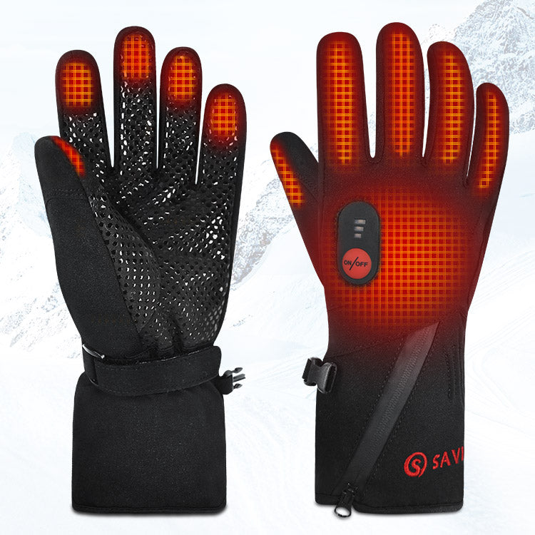 Load image into Gallery viewer, SAVIO Men&#39;s and women&#39;s insulated winter sports gloves with batteries
