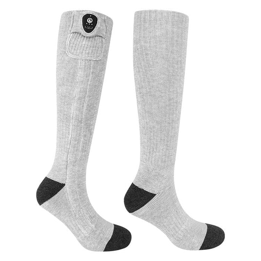 Avec contrôle APP Chaussettes chauffantes Gris/Noir