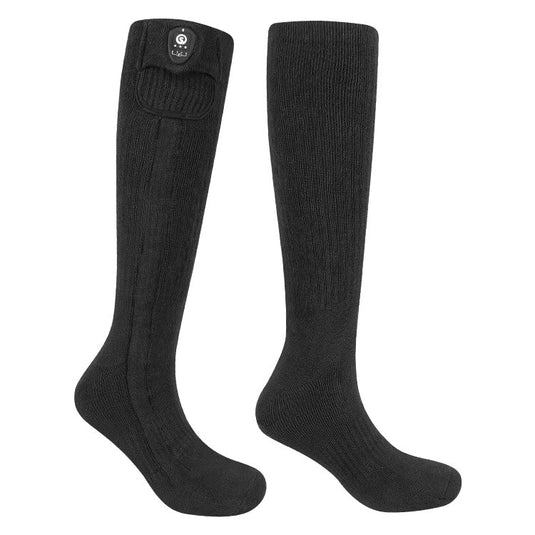 Avec contrôle APP Chaussettes chauffantes Gris/Noir