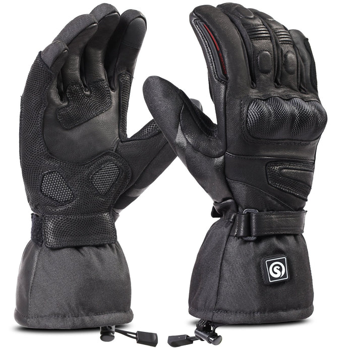 Savior Motocycle Heated Gloves Electric Rechargeable Battery Gloves for Motorcycle, Skiing SDW03